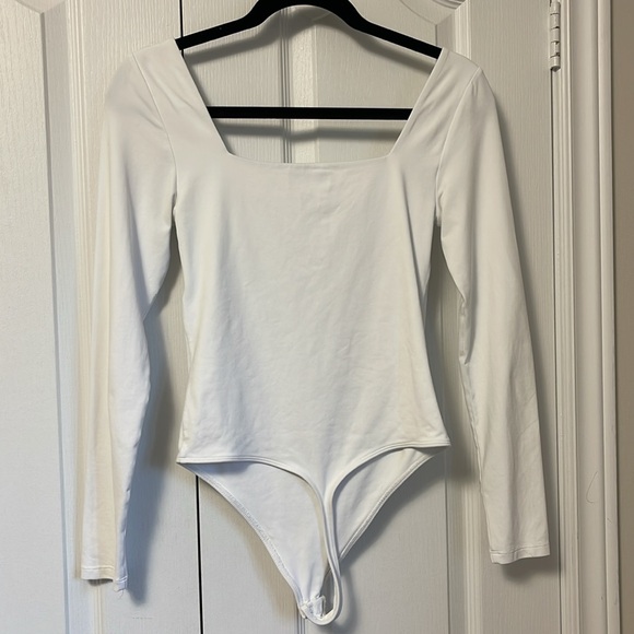 BABATON long sleeve square neck bodysuit sz medium - Picture 4 of 4